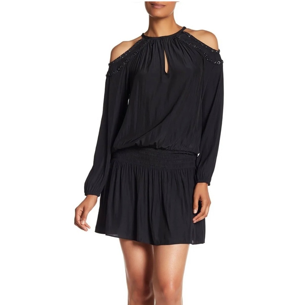 NWT Ramy Brook Alicia Cold Shoulder Mini Dress, XS